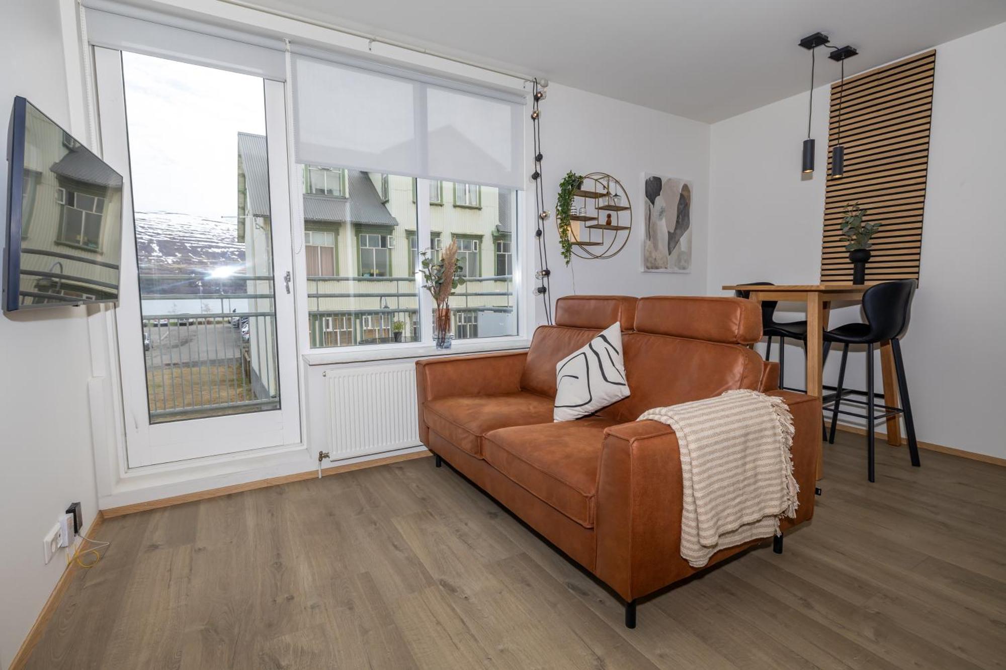 Charming Deluxe Apartment Akureyri Værelse billede