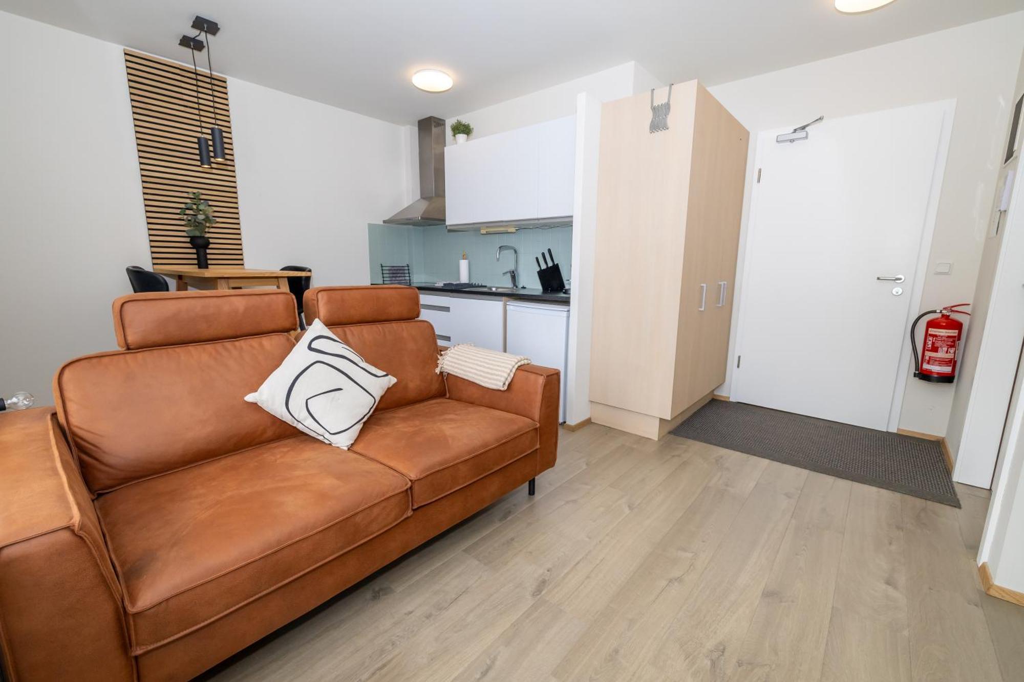 Charming Deluxe Apartment Akureyri Værelse billede