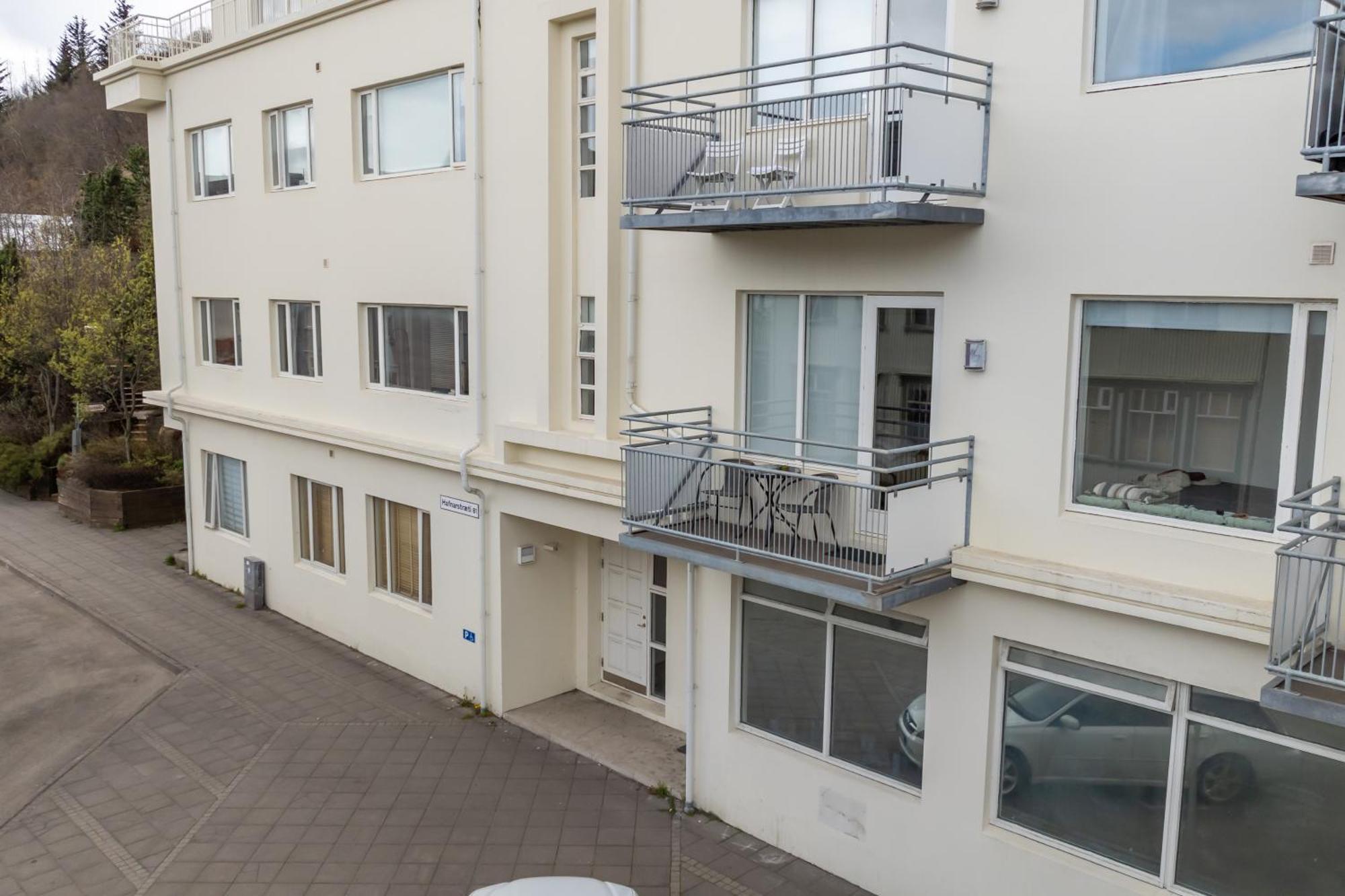 Charming Deluxe Apartment Akureyri Værelse billede